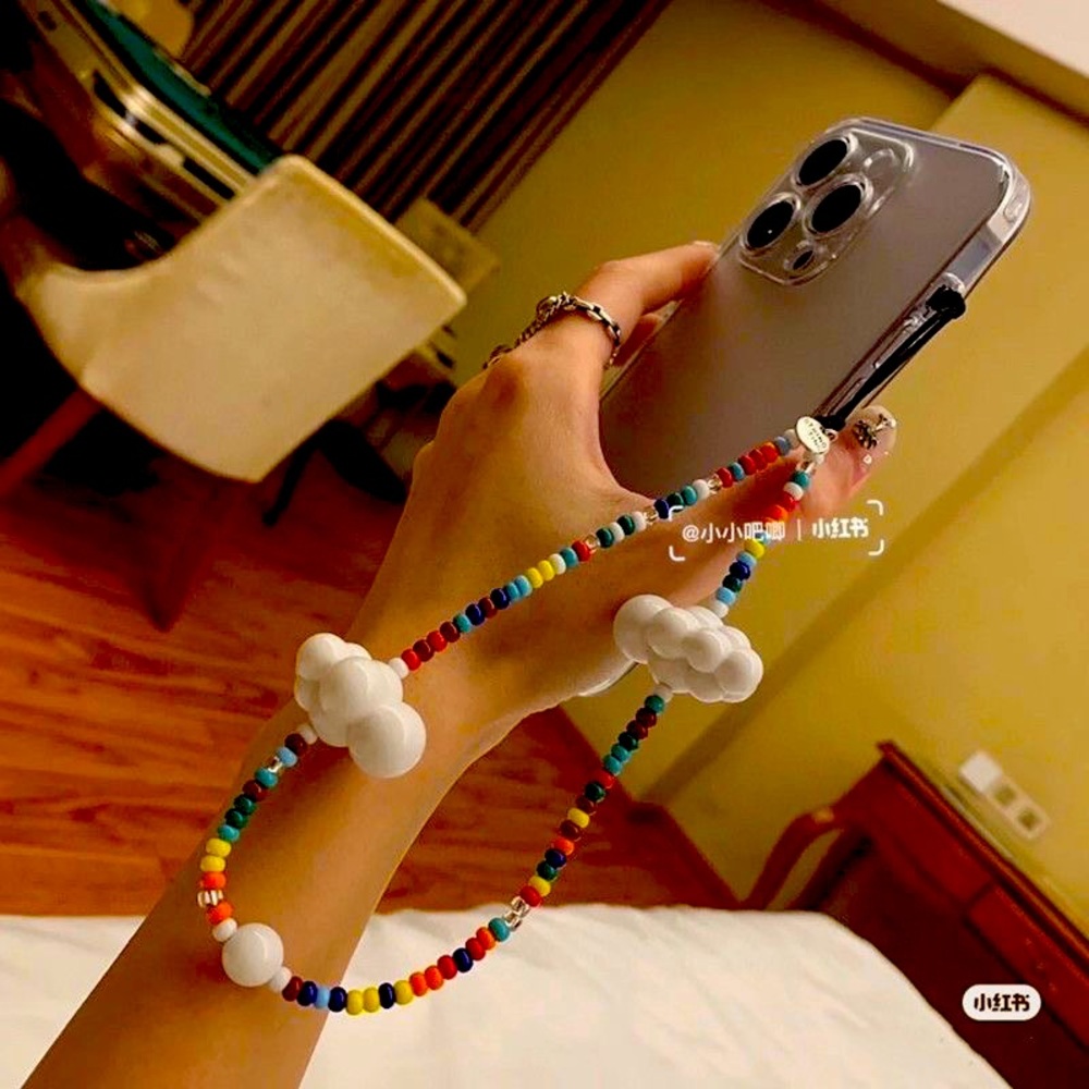 Phone chain rainbow style